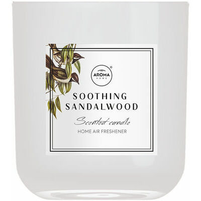 Aromātiskā svece Parfimērijas svece nomierinošs sandalkoks, 150g