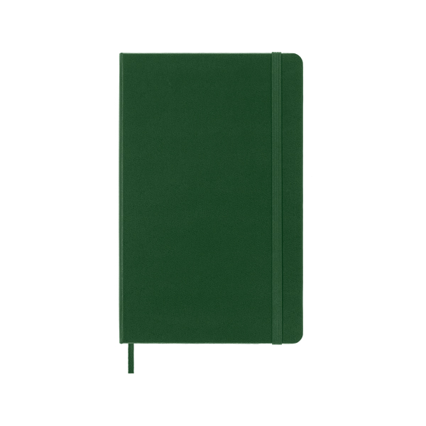 Klade 13x21 MOLESKINE ar gumijas aizdari, punktotas lapas, zaļa (120 lapas)
