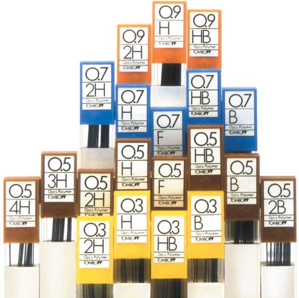 Zīmuļu kodoli TOMBOW 0.7mm, 12 gabali