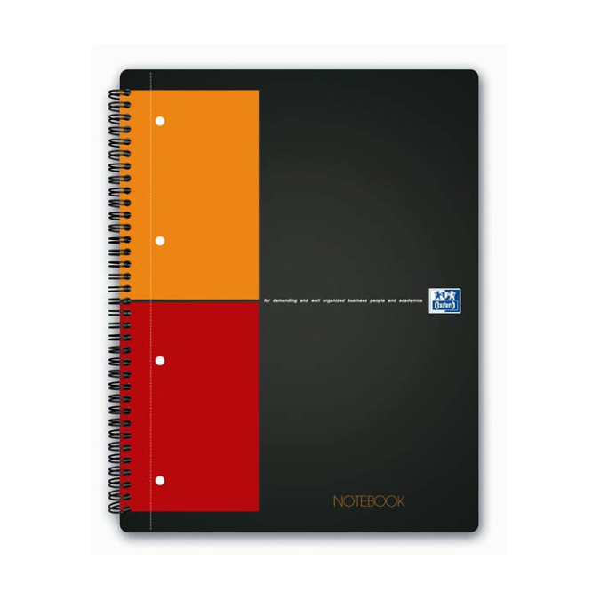 Klade ar spirāli OXFORD NoteBook A4, 80 lapas