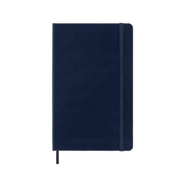 Klade 13x21 MOLESKINE ar gumijas aizdari, punktotas lapas, zila (120 lapas)
