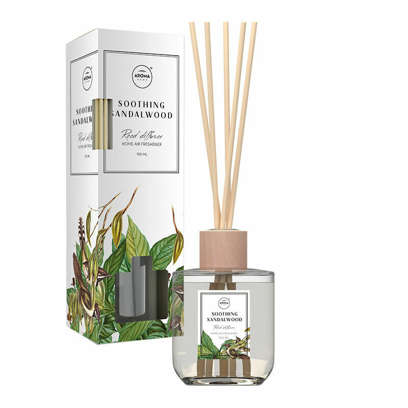 Sooding Sandalwood - aromātisks home ar kociņiem, 100ml