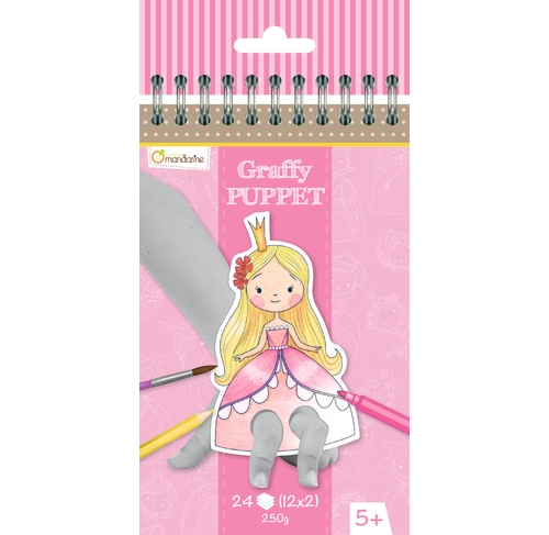 Radošais komplekts izkrāsošanai MANDARINE Princese - teātris