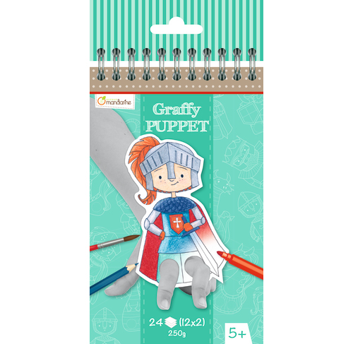 Radošais komplekts izkrāsošanai MANDARINE Bruņinieks - teātris