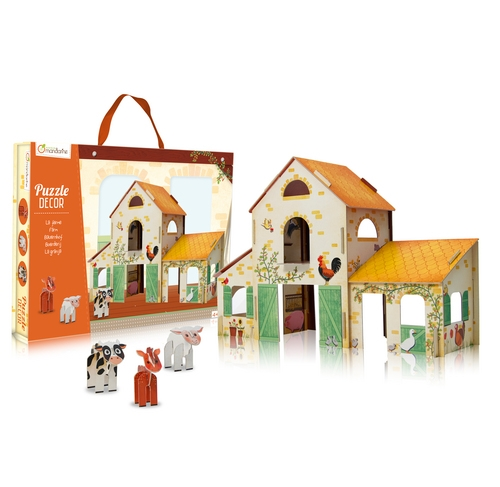 Puzle-dekors , Saimniecības māja