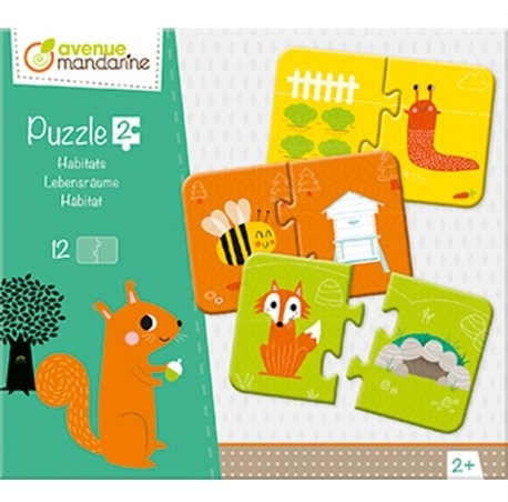 Puzle MANDARINE Dzīvnieks-māja