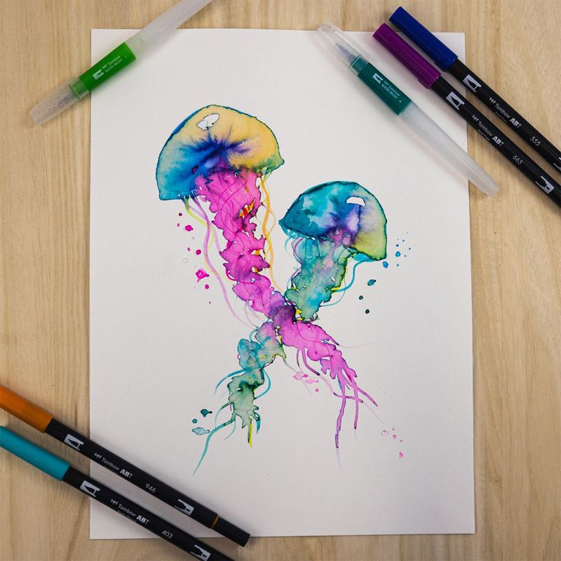 Komplekts TOMBOW HAVE FUN Watercoloring Set