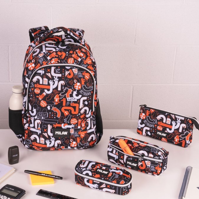 Penālis MILAN Fingers Square ar 2 nodalījumiem