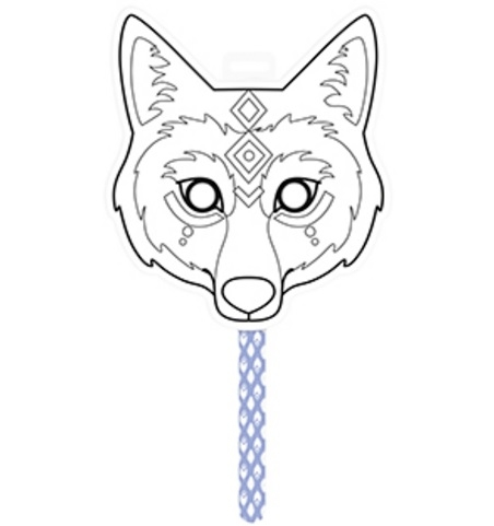 Maska izkrāsojama , Vilks