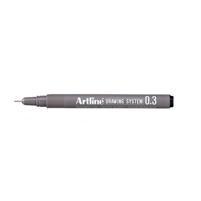Pildspalva ARTLINE DRAWING SYSTEM 0.3mm, melna