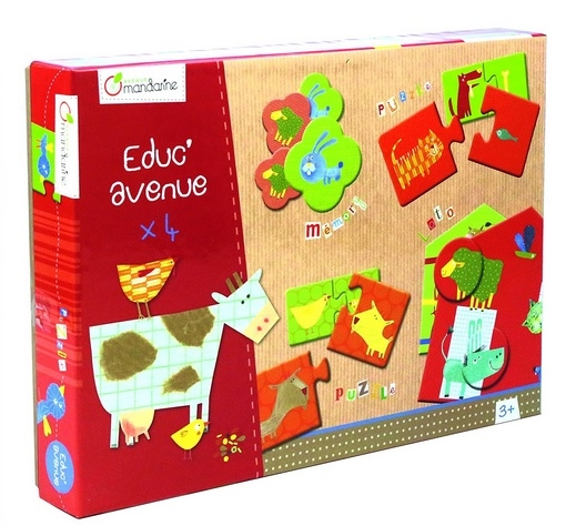 Komplekts MANDARINE Lauku sēta (dažādas spēles)