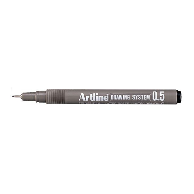 Pildspalva ARTLINE DRAWING SYSTEM 0.5mm, melna
