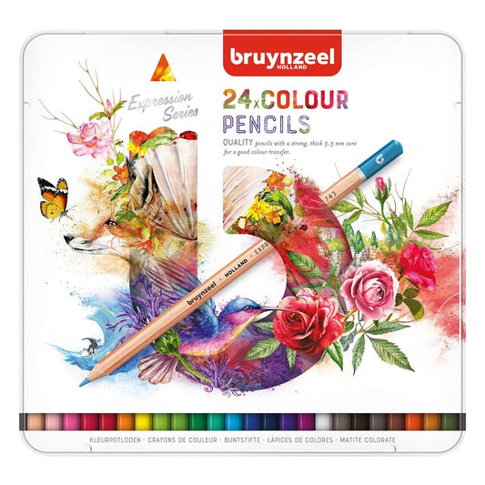 Krāsu zīmuļi BRUYNZEEL EXPRESSION Colour, 24 krāsas