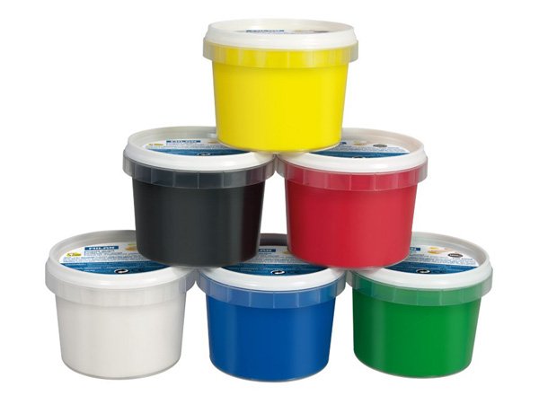 Pirkstiņkrāsu komplekts FINGER PAINT, 6 krāsas