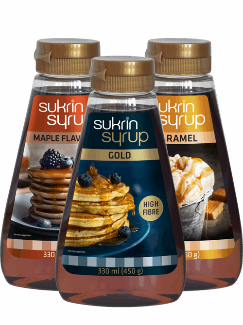 Kļavu sīrups/saldinātājs Sukrin - sīrupa aizvietotājs, 500gr